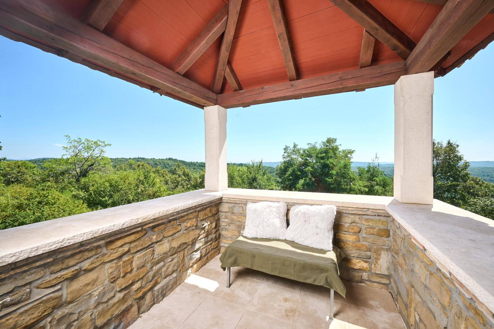 Вілла Casa Del Conte - Peaceful Hideaway In North Istria Ґрожнян Екстер'єр фото