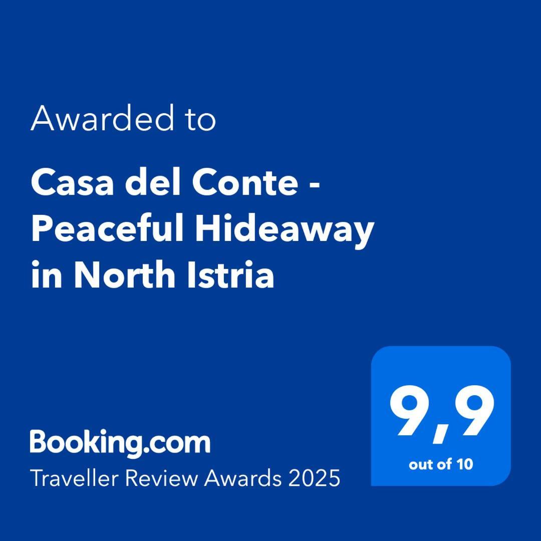 Вілла Casa Del Conte - Peaceful Hideaway In North Istria Ґрожнян Екстер'єр фото
